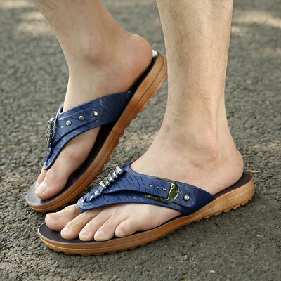 

Rose Men Slippers Beach Shoes Flip Flop Summer Flat Slides Footwear Soft Sandal Shoes