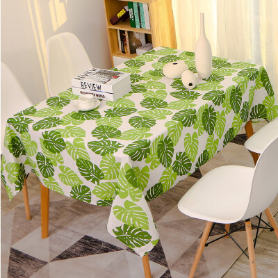 

Tablecloth Rectangle Table Cloth Cotton Linen Wrinkle Free Anti-Fading Tablecloths Washable Dust-Proof Table Cover for Dining Kit