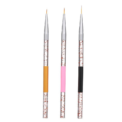 

3PCs Nail Art Design Set Nail Art Liner Brushes Dotting Painting Drawing Brush Pen