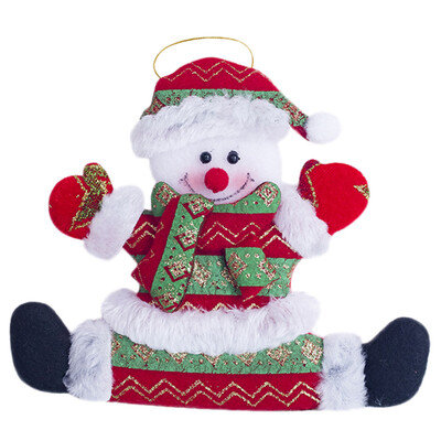 

Tailored Christmas Ornament Santa Snowman Reindeer Toy Doll Hang Party Decoration