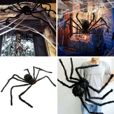 

Spider Halloween Decoration Haunted House Prop Indoor Outdoor Giant 300-900mm