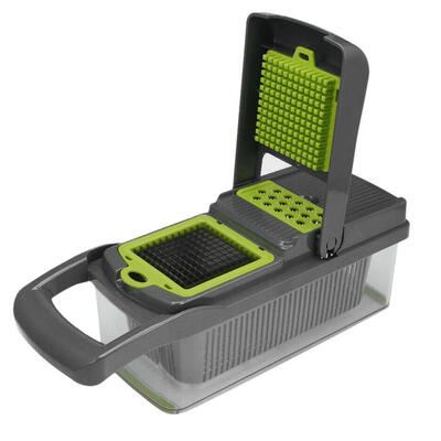 

Multi-function Vegetable Cutter Slicer Manual Potato Peeler wDicing Blades