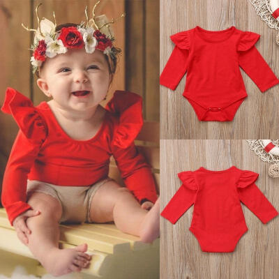 

Newborn Kids Baby Girls Romper Bodysuit Jumpsuit Outfits Christmas Clothes Set