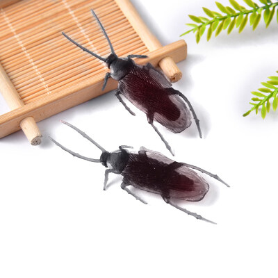 

10Pcs Scary Simulation Cockroach Toy Halloween Jokes Prank Trick Funny Props