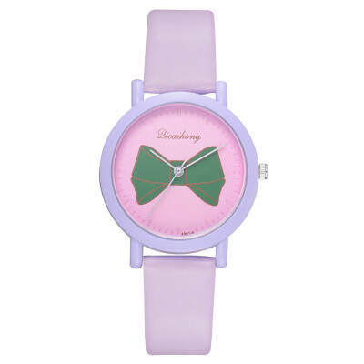 

Fashion trend bow mirror belt quartz watch college wind student watch