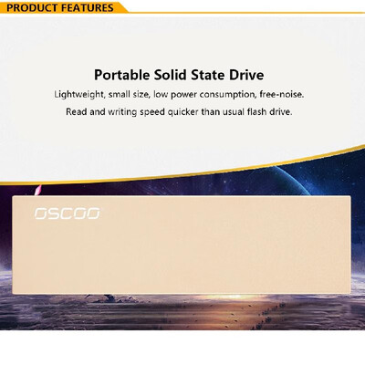 

OSCOO 60G Portable Solid State Drive USB Type-C 31 External SSD for Computers