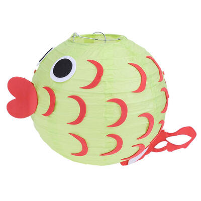 

Children DIY Cartoon Lantern Nursery Round Handcrafted Paper Lantern