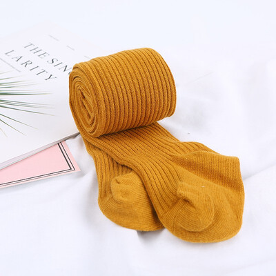 

Cute Toddler Kid Baby Girls Ribbed Stockings Cotton Warm Pantyhose Solid Tights