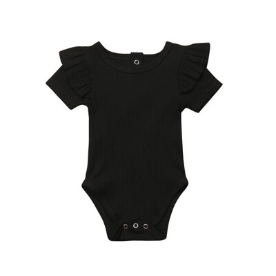 

Newborn Kids Baby Girls Top Romper Jumpsuit Bodysuit Outfits Solid Clothes