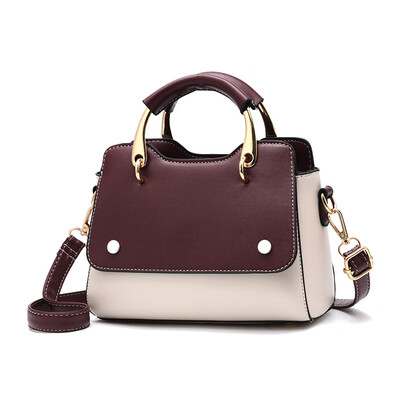 

Bag female new fashion wild summer lady bag metal ring shoulder slung hit color handbag