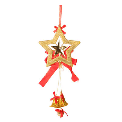 

〖Follure〗Christmas Tree Hanging Bells Jingle Pendant Xmas Party Decoration Ornaments Gift