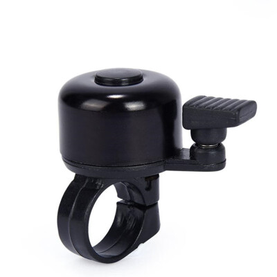 

For Safety Cycling Bicycle Handlebar Metal Ring Black Bike Bell Horn Sound Alarm Bicycle Accessory Outdoor Protective Bell Rings