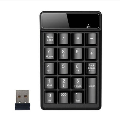 

Small 24G Wireless USB Numeric Keyboard Mini Financial Accounting Keypad Number Pad For Laptop Desktop PC