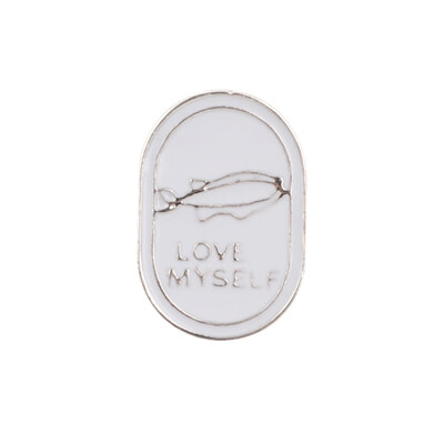 

2019 New Kpop Bts Love Yourself Metal Badge Cute Brooch Pins For Hats Clothes Backpack Hot