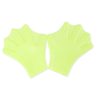 

1 Pair Swimming Webbed Gloves Adult Swimming Practice Training Hand Paddle Glove Silicone SwimmingFull Finger Glove Surfing Fins