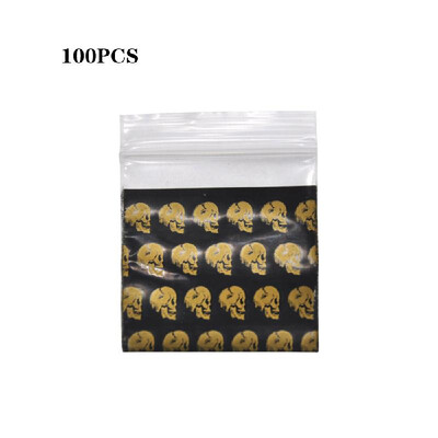 

100PCS Tobacco Plastics Sealed Bag Sealing Storage Bags Organizer Red 4446mm
