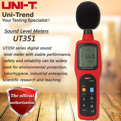 

UNI-T UT351 Sound Level Meter Industrial Home Professional Noise Meter Upper Lower Limit Alarms Analog Bar Graph LCD Backlight