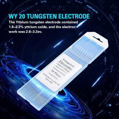 

Greensen 10pcs WY20 Yttrium Tungsten Electrode for Tig Welding Machine10mm150mm