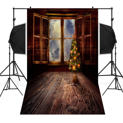 

〖Follure〗Christmas Backdrops Pumpkin Vinyl 3x5FT Lantern Background Photography Studio