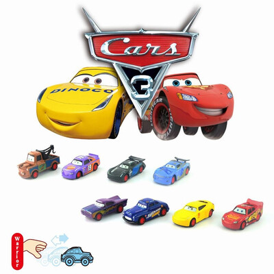 

Disney Pixar Cars 155 Diecast Vehicle Metal Alloy Pull Back Car Lightning McQueen Cruz Mater Jackson Storm Ramirez