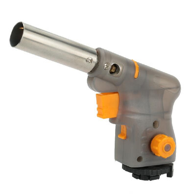 

Light & Compact Outdoor Gas Torch Butane Burner Electronic Ignition Camping Welding Flamethrower for BBQ Food Treatment