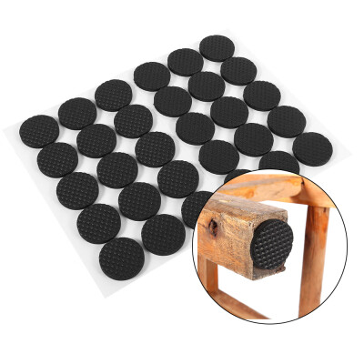 

30Pcs TRP Rubber Black Non-slip Self Adhesive Floor Protectors Furniture Sofa Table Chair Rubber Feet Pad