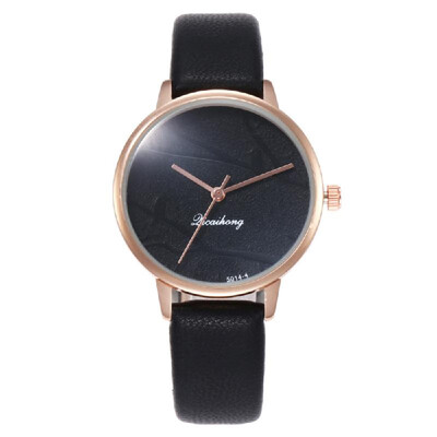 

Women Fashion Branch Bird Pattern Dial Watch Lady Simple Leather Band Alloy Case Quartz Wrist Watch