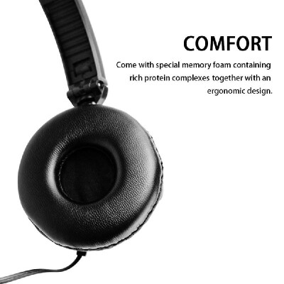 

35mm Wired Gaming Headset Over-Ear Sports Headphones Music Earphones with Microphone In-line Control for Smartphones Tablet Lapto