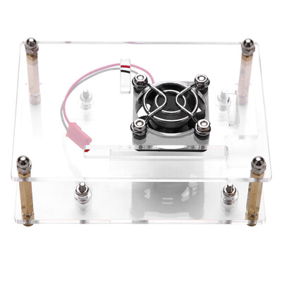

Greensen Acrylic PMMA Enclosure Box Protective Case Cooling Fan for Raspberry Pi 2 3 Model B&Pi B