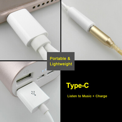 

KY-137 Type-c Male to 35mm AUX Female USB Male Adapter USB C Converter for Xiaomi 6 Note 3 MIX 2 Letv LeEco Le 2 3 Smartisan Pr
