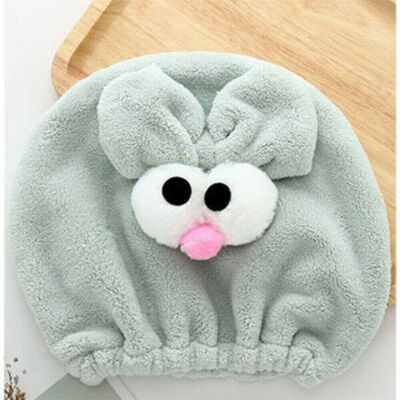 

Bath Shower Hair Drying Towel Wrap Head Hat Cap Makeup Cosmetic Bathing Tool Kid