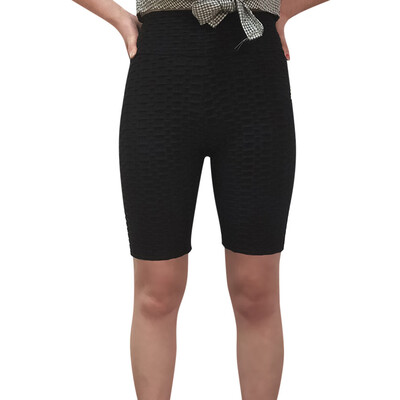 

Starmoon Women Breathable Tight Yoga Sport Pants Hips High Waist Thread Lady Short Pants