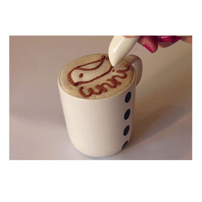 

Electrical Latte Art Pen for Coffee Cake Spice Pen Cake Decoration Pen Coffee Carving Pen Baking Pastry Tools