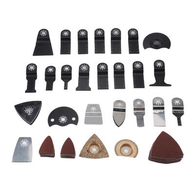 

Greensen 100pcs Oscillating Saw Blades&Sanding Paper Electric Grinder Parts for Wood Plastic Metal