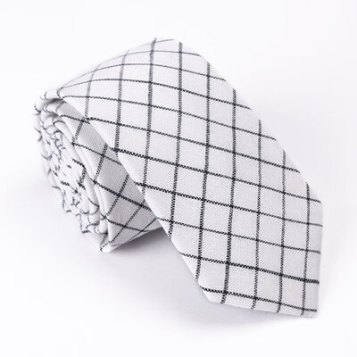 

Mens cotton striped plaid tie 51 cotton tie European&American casual tie cross-border wholesale one generation