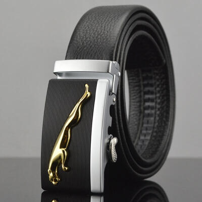 

new Cowhide Genuine Leather Belts For Men Luxury Automatic Buckle Black Cinturones Hombre designer belts mens high quality belt