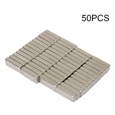 

50pcs N35 Strong Magnety Blocks Rare Earth Neodymium Magnety for Refrigerator DIY Craft Scientific&Office Multi-use 8x3x2mm