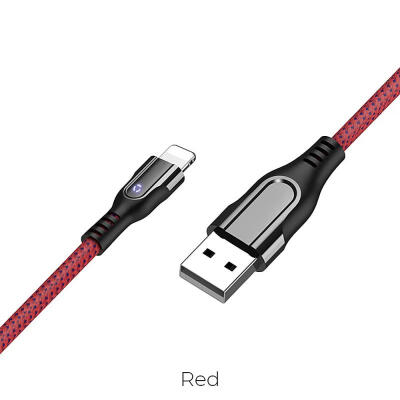 

HOCO U54 Micro USBtype-c8-pin Cable LED Light Fast Charging Data Sync Cable For Samsung Xiaomi IPhone-APPLE