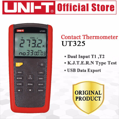 

UNI-T UT325 Contact Type Termometers Range -200-1375 USB Interface Industrial Temperature Test Selection Type KJTERSN