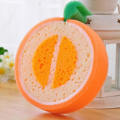 

Fruit Shape Soft Strong Absorbent Thicken Multifunctional Kitchen Washing Dishes Cleaning Sponge Dishwashing Cleaner