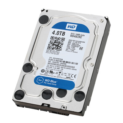 

Western Digital WD Blue 4TB Desktop HDD Internal Hard Disk Drive 5400 RPM SATA 6Gbs 64MB Cache 35-inch WD40EZRZ