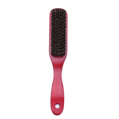 

Wood Handle Hair Brush Hard Boar Bristle Hairdressing Styling Beard Comb