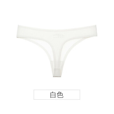 

Seamless cotton underwear&underpants with leopard print T-shaped pants free of freight