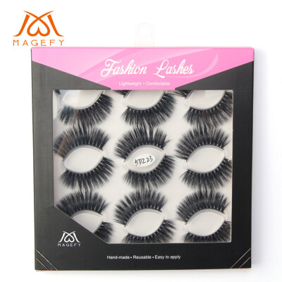 

〖Follure〗Luxury 9Paire 5D False Lashes Fluffy Strip Eyelashes Long Natural Party Makeup