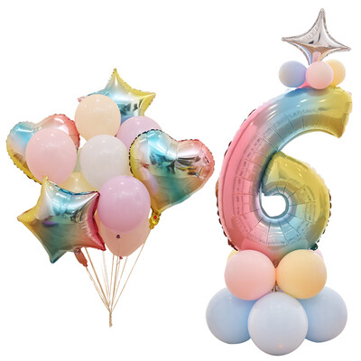 

Jiamo Digital Balloon 520 1314 Marriage Statement White Balloon May Day Childrens Day Birthday Party Anniversary Marriage Celebration Balloon Column Number 6