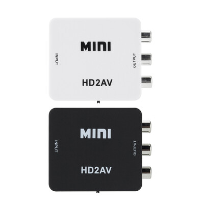 

Universal Digital Audio Video Switch Box HD to AV RCA Audio Converter Video Switcher Adapter