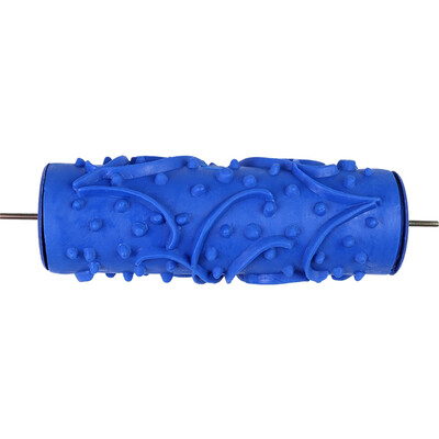 

Diy Wall Roller Brush Soft Rubber Head Circle Parallel Stripes