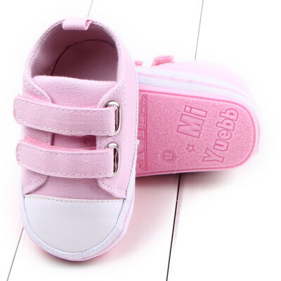 

Canvas Baby Shoesborn Boys Girls First Walkers Infant Toddler Soft Bottom Anti-slip Prewalker Sneakers 0-12M