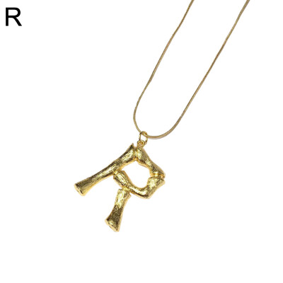 

Large A to Z 26 Letters Pendant Necklace Women Fashion Statement Jewelry Gifts