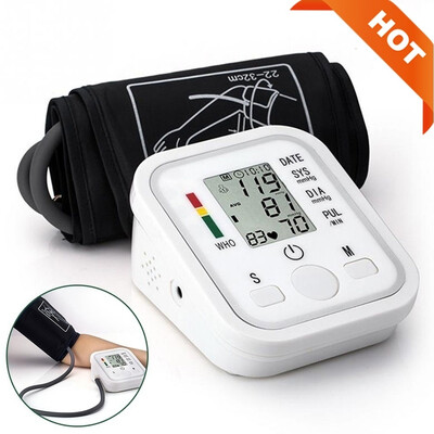 

1pc Home Health Care Digital LCD Wrist Blood Pressure Monitor Heart Beat Meter